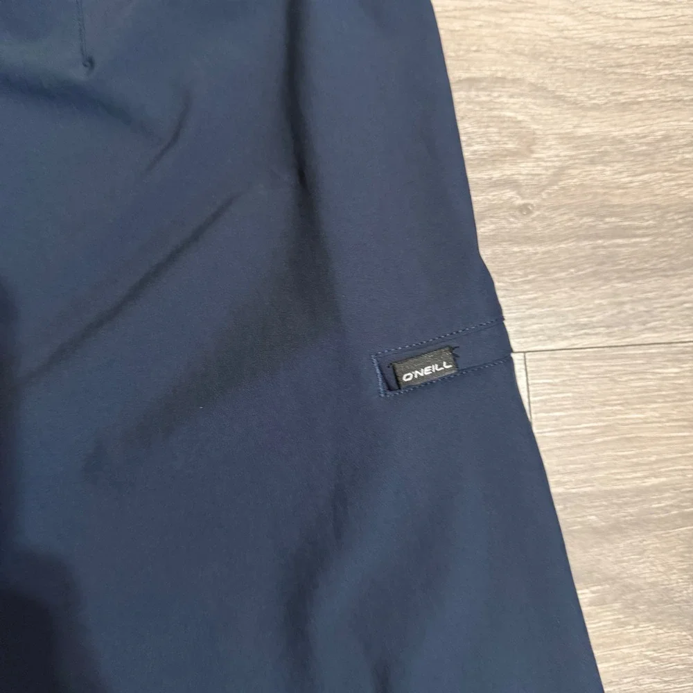 O'Neill Hyperfreak Mens Navy Blue Board Shorts Size 40 Stretch‎ Swim Trunks
